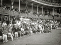 EL GENERAL MIGUEL PRIMO DE RIVERA JUNTO A OTRAS AUTORIDADES EN EL PALCO DE AUTORIDADES EN EL FRONTON JAI ALAI DE ATEGORRIETA. (Foto 1/2)