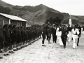 EL GOBERNADOR CIVIL LUIS RODRIGUEZ DE MIGUEL Y OTRAS AUTORIDADES EN EL CAMPAMENTO DE LAS O.J.E EN ORIO. (Foto 6/13)