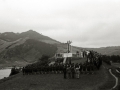 EL GOBERNADOR CIVIL LUIS RODRIGUEZ DE MIGUEL Y OTRAS AUTORIDADES EN EL CAMPAMENTO DE LAS O.J.E EN ORIO. (Foto 9/13)