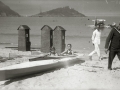 EL INFANTE DON JUAN PRACTICANDO CON UNA PIRAGUA EN EL BAHIA DE LA CONCHA. (Foto 1/3)