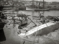 EMBARCACION "ENARA" NAUFRAGADA EN EL PUERTO DE SAN SEBASTIAN. (Foto 1/2)