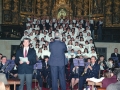 Concierto y actuación de un coro de niños en la iglesia parroquial de San Miguel