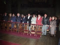 Asistentes al funeral de Benigno Iñarra