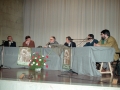 Mesa redonda por la Paz. Entre las personas que componen la mesa se encuentran Joseba Alvarez Enparantza, Javier Olaberri e Inaxio Oliveri