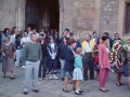 Personas asistentes al funeral del bertsolari Urzelai