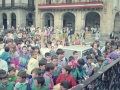 Niños en la plaza de los Fueros
