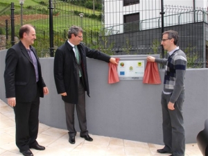 Inauguración de las viviendas.