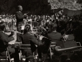 Concierto de una orquesta de música en la Basílica de Arantzazu, dentro de los actos de celebración con motivo de la festividad de la virgen patrona de Gipuzkoa