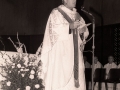 Jose Maria Setien oficiando los actos religiosos del día de Nuestra Señora de Arantzazu