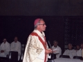 El obispo Jose Maria Setien oficiando los actos religiosos del día de Nuestra Señora de Arantzazu