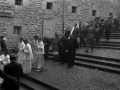Autoridades a su entrada al Santuario
