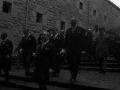 Las autoridades entrando al Santuario