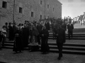 Las autoridades a su entrada Santuario