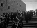 Las autoridades a su entrada Santuario