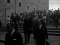 Las autoridades a su entrada Santuario