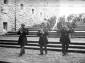 Banda de música entrando al templo el día de la Virgen de Arantzazu