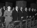 Autoridades durante la homilía el día de la Virgen de Arantzazu