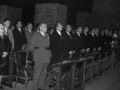 Autoridades durante la homilía el día de la Virgen de Arantzazu