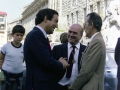 Carlos Garaikoetxea, Jose Antonio Ardanza e Imanol Murua en Arantzazu