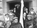 Autoridades a su salida del Santuario de Arantzazu