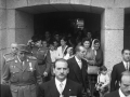 Autoridades a su salida del Santuario de Arantzazu