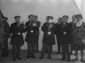 Trompetistas tocando en la festividad de la Virgen de Arantzazu