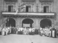 Procesión del Corpus delante de la Ayuntamiento