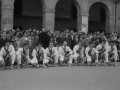Dantzaris de la procesión del Corpus en la plaza de los Fueros
