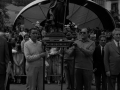 Imagen de San Roque de la ermita de San Martín durante la procesión del Corpus