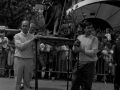 Imagen religiosa durante la procesión
