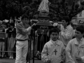 Imagen del Niño de Praga durante la procesión del Corpus