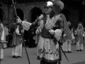 Paso del arcAngel San Miguel y los Apóstoles durante la procesión del Corpus
