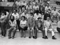 Público en las gradas del frontón