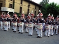 Tambores de la tamborrada del Día del Niño, en la plaza de los Fueros