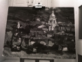 Cuadro ganador del primer premio de un concurso de pintura