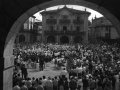 Plaza de los Fueros el día de las fiestas