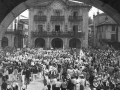 Plaza de los Fueros el día de las fiestas