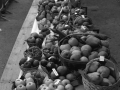 Feria de productos agrícolas en las fiestas
