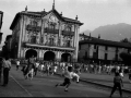 Pottokas en la plaza de los Fueros