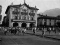 Pottokas en la plaza de los Fueros