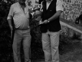 Entrega de premios al ganador del concurso de tiro pichón