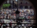 Plaza de los Fueros durante las fiestas