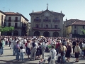Plaza de los Fueros durante las fiestas