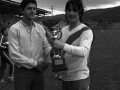 Entrega de trofeos de la final de fútbol de veteranos