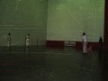 Momento de un partido de las finales de pelota