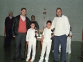 Entrega de trofeos de las finales del torneo de pelota
