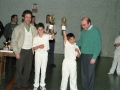 Entrega de trofeos de las finales del torneo de pelota