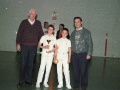 Entrega de trofeos de las finales del torneo de pelota