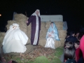 Carroza de Navidad con la representación del Nacimiento