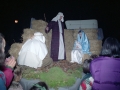 Carroza de Navidad con la representación del Nacimiento